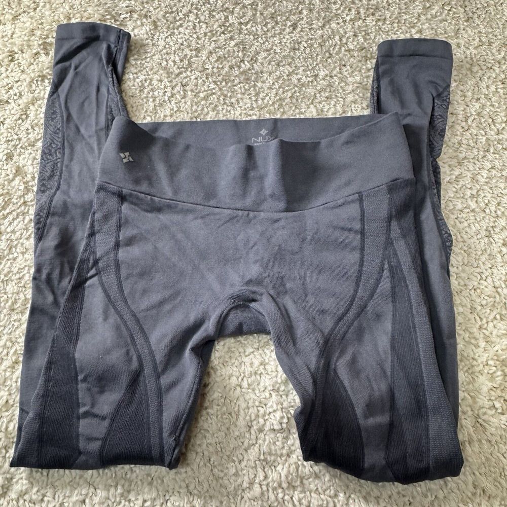 NUX Leggings Size S Gray‎ Scuba 26" Inseam Length